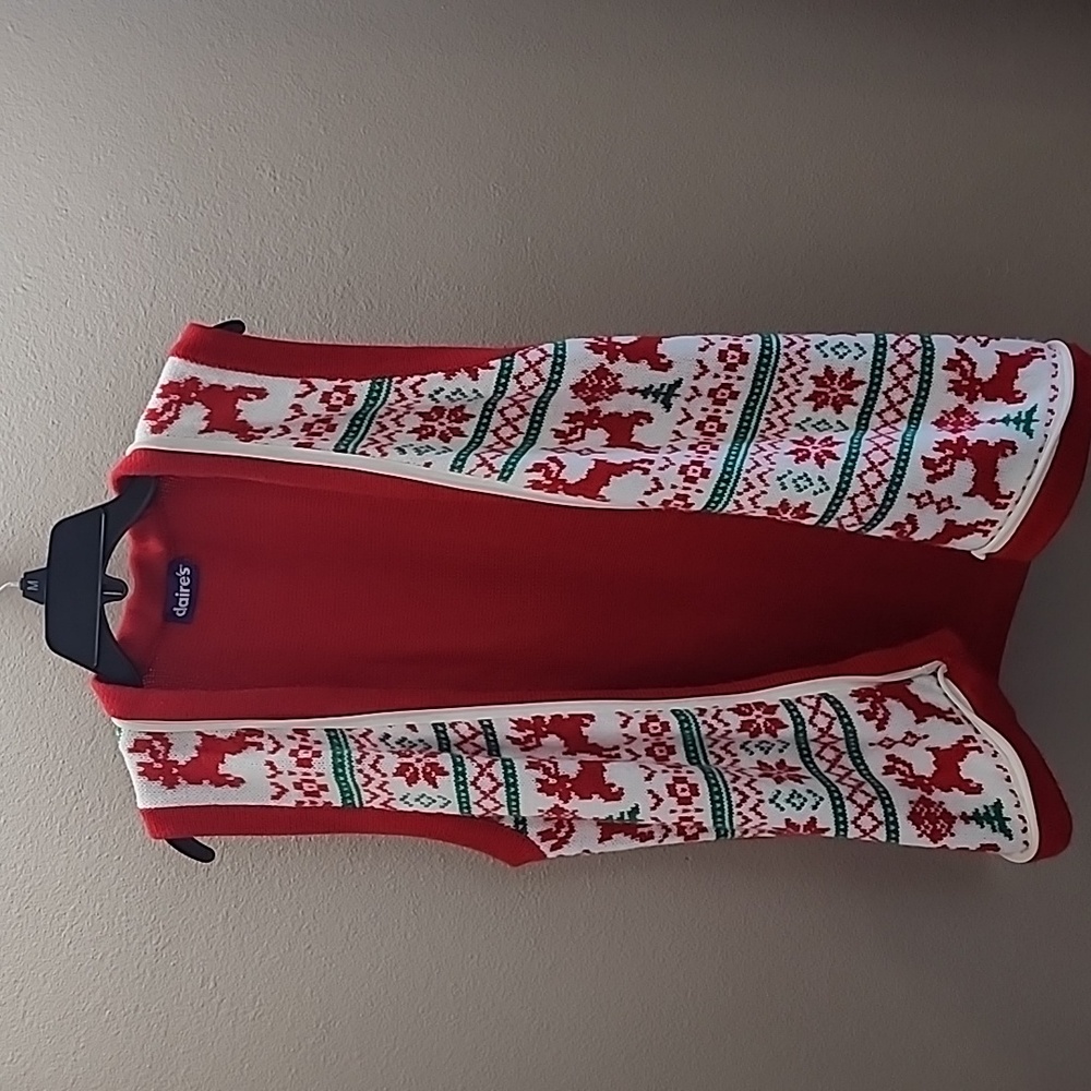 Fair Isle sweater vest (lighted)